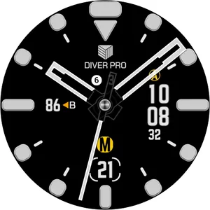 IWF Diver Pro Flat watch face screenshot 31