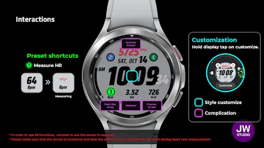 JW058 jwstudio watchface screenshot 2