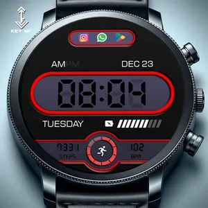 Key WF105 Digital Watch Face screenshot 3