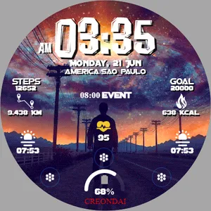 C06 - Life Roads Wear OS screenshot 24