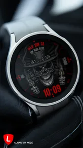 Skull & Guns Watch Face 008 screenshot 3