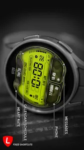 Digital Watch Face 010 screenshot 2