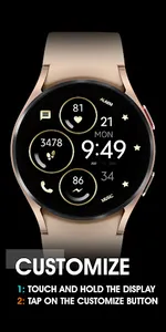 Minimal Bronze Watch Face screenshot 2