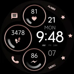 Minimal Bronze Watch Face screenshot 5