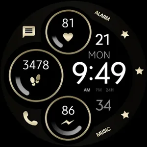 Minimal Bronze Watch Face screenshot 6