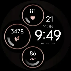 Minimal Bronze Watch Face screenshot 7