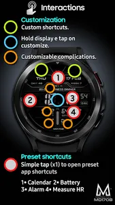 MD170B: Digital watch face screenshot 23