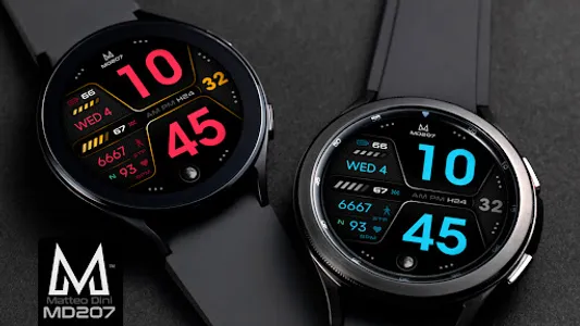 MD207 - Digital watch face screenshot 2