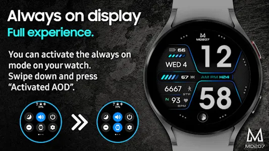 MD207 - Digital watch face screenshot 20