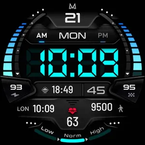 MD244: Digital watch face screenshot 25