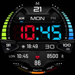 MD244: Digital watch face screenshot 30