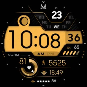 MD255 - Digital watch face screenshot 10