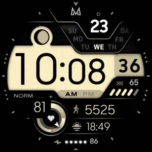 MD255 - Digital watch face screenshot 13