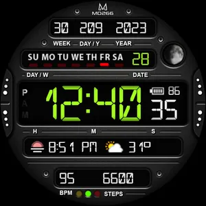 MD266 Classic Watch Face screenshot 10