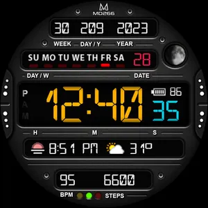 MD266 Classic Watch Face screenshot 14