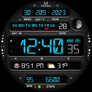 MD266 Classic Watch Face screenshot 9