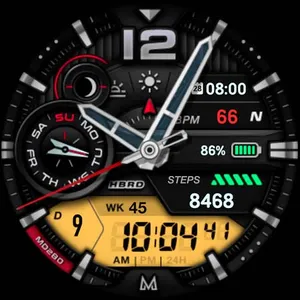 MD280: Analog watch face screenshot 12