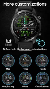 MD301: Analog watch face screenshot 14