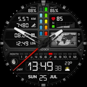 MD301: Analog watch face screenshot 24