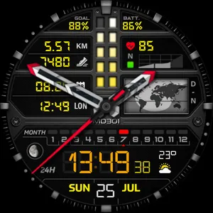 MD301: Analog watch face screenshot 31