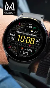 MD307 Digital Watch Face screenshot 12