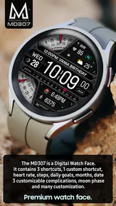 MD307 Digital Watch Face screenshot 17