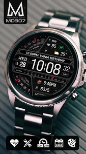 MD307 Digital Watch Face screenshot 26