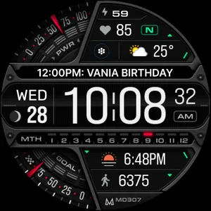 MD307 Digital Watch Face screenshot 32