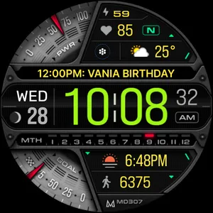 MD307 Digital Watch Face screenshot 39