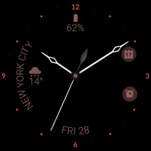 Minimal black v22 watch face screenshot 22