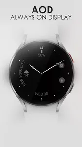 Minimal black v22 watch face screenshot 6