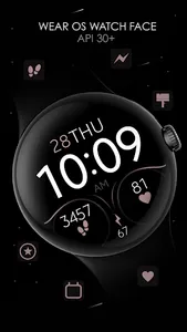 Minimal Pink simple watch face screenshot 10