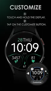 Minimal Pink simple watch face screenshot 13