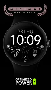 Minimal Pink simple watch face screenshot 16