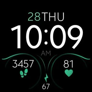 Minimal Pink simple watch face screenshot 25