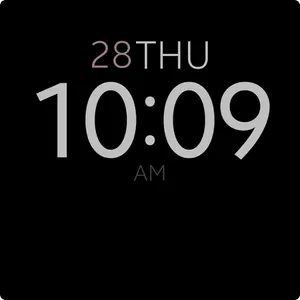 Minimal Pink simple watch face screenshot 28