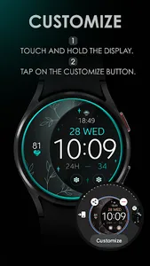 Moon Rose Gold watch face screenshot 21