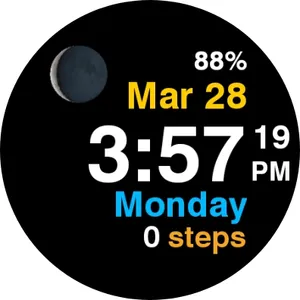 Moon Steps Watch Face screenshot 21