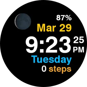 Moon Steps Watch Face screenshot 22