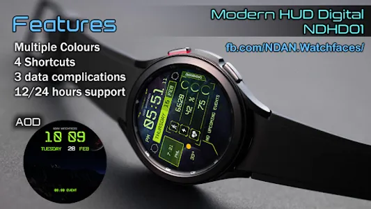 NDAN Modern HUD Digital face screenshot 5
