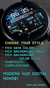 NDAN Modern HUD Digital face screenshot 6