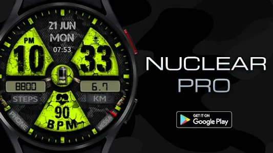 WIN Nuclear PRO Watch face screenshot 10