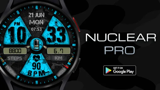 WIN Nuclear PRO Watch face screenshot 14