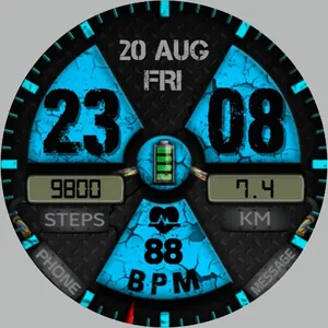 WIN Nuclear PRO Watch face screenshot 27