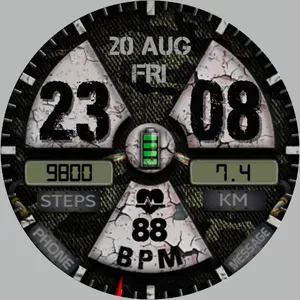 WIN Nuclear PRO Watch face screenshot 28