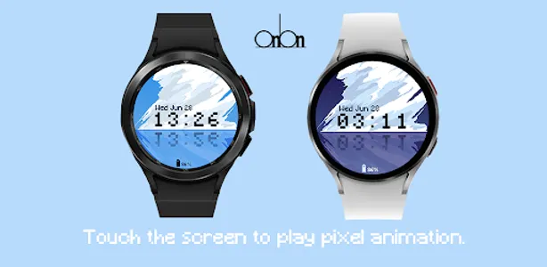 OniOn watchface 003 Pixel screenshot 1