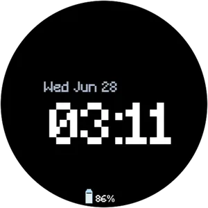 OniOn watchface 003 Pixel screenshot 4