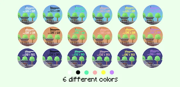 OniOn watchface 005 Pixel screenshot 1