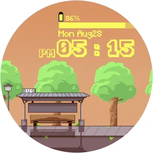 OniOn watchface 005 Pixel screenshot 3