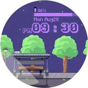 OniOn watchface 005 Pixel screenshot 4